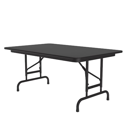 Correll CFA Adjustable TFL Folding Tables 30x48 Black Granite CFA3048TF-07